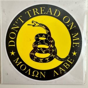 Sticker Cabana Don’t Tread On Me 4x4” Sticker